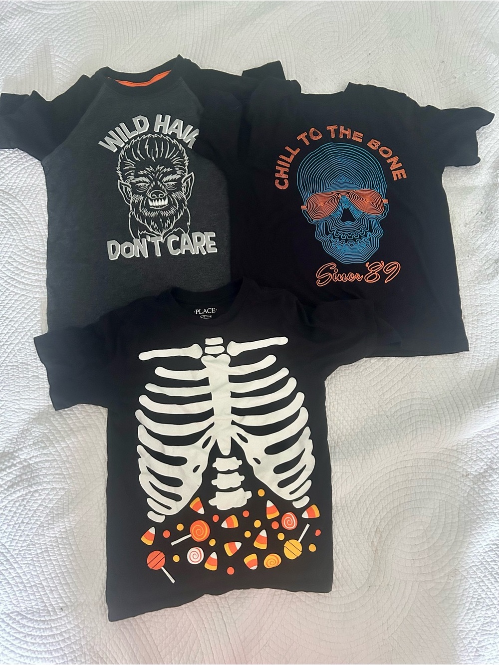 Bundle Boys Halloween Tshirts SZ 7/8